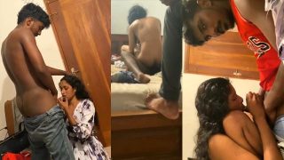 Tamil Mallu Threesome Fucking in Hotel Sex